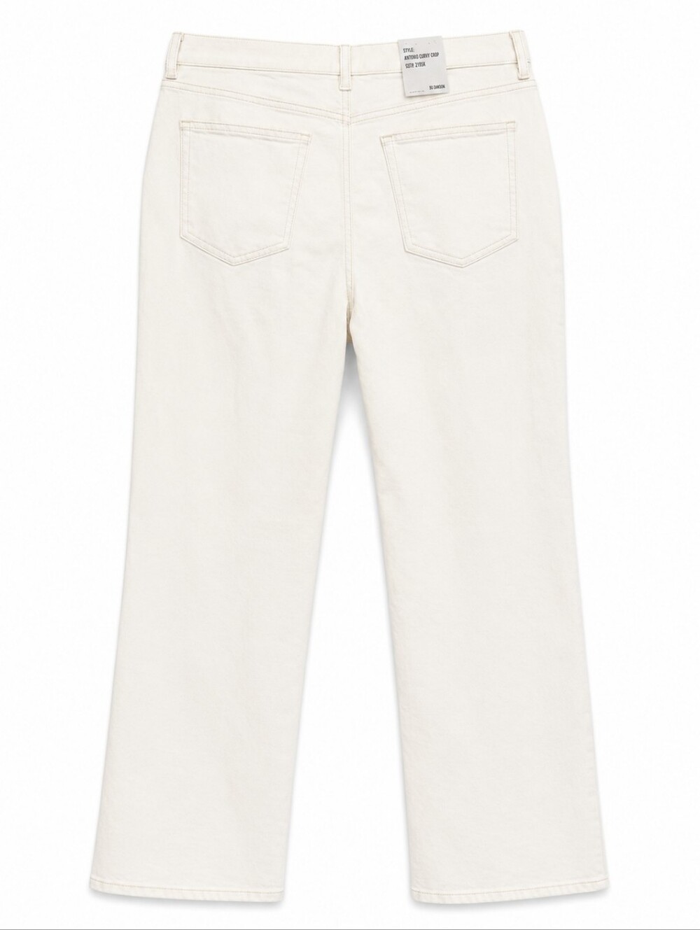 Eunina Codi Super High Rise Dad Jean Super Moon Ecru NWT 11/30 Distressed - Picture 2 of 7